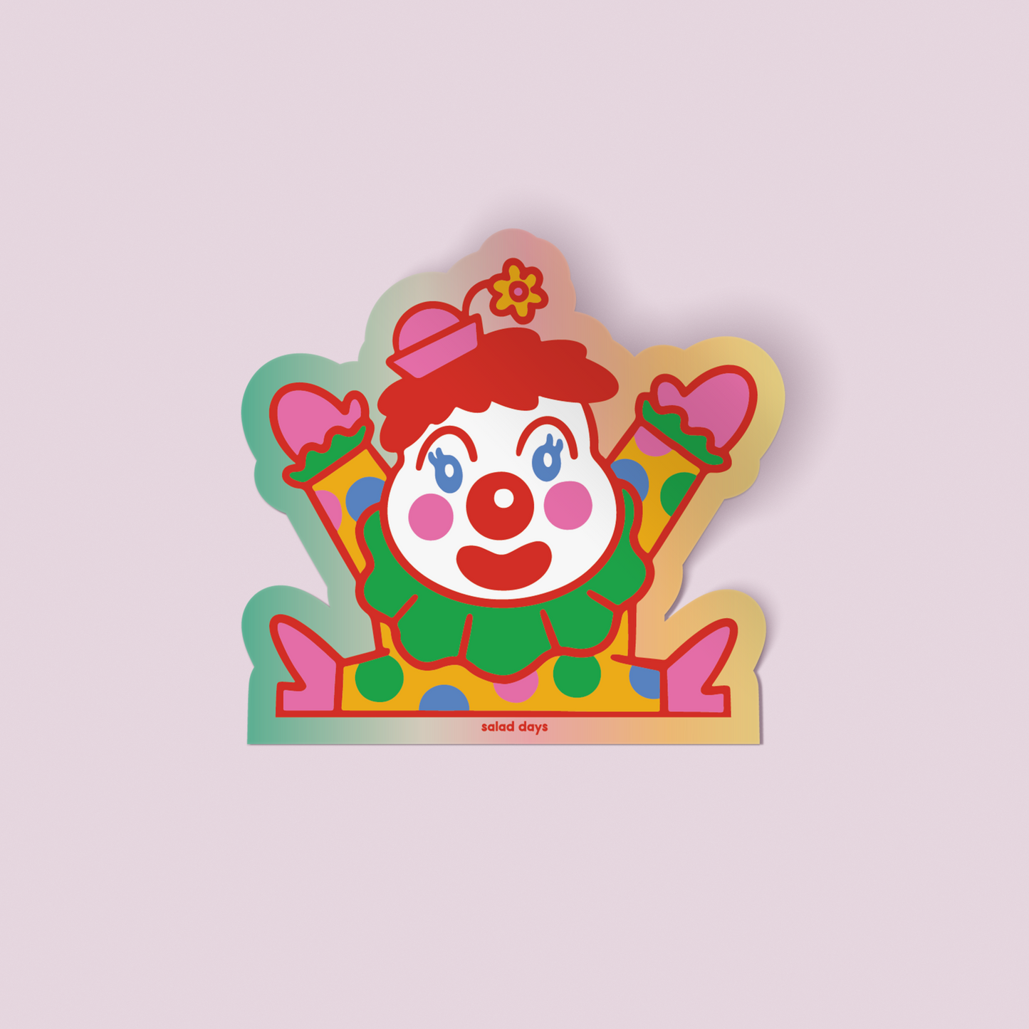 Clownin' Around Sticker
