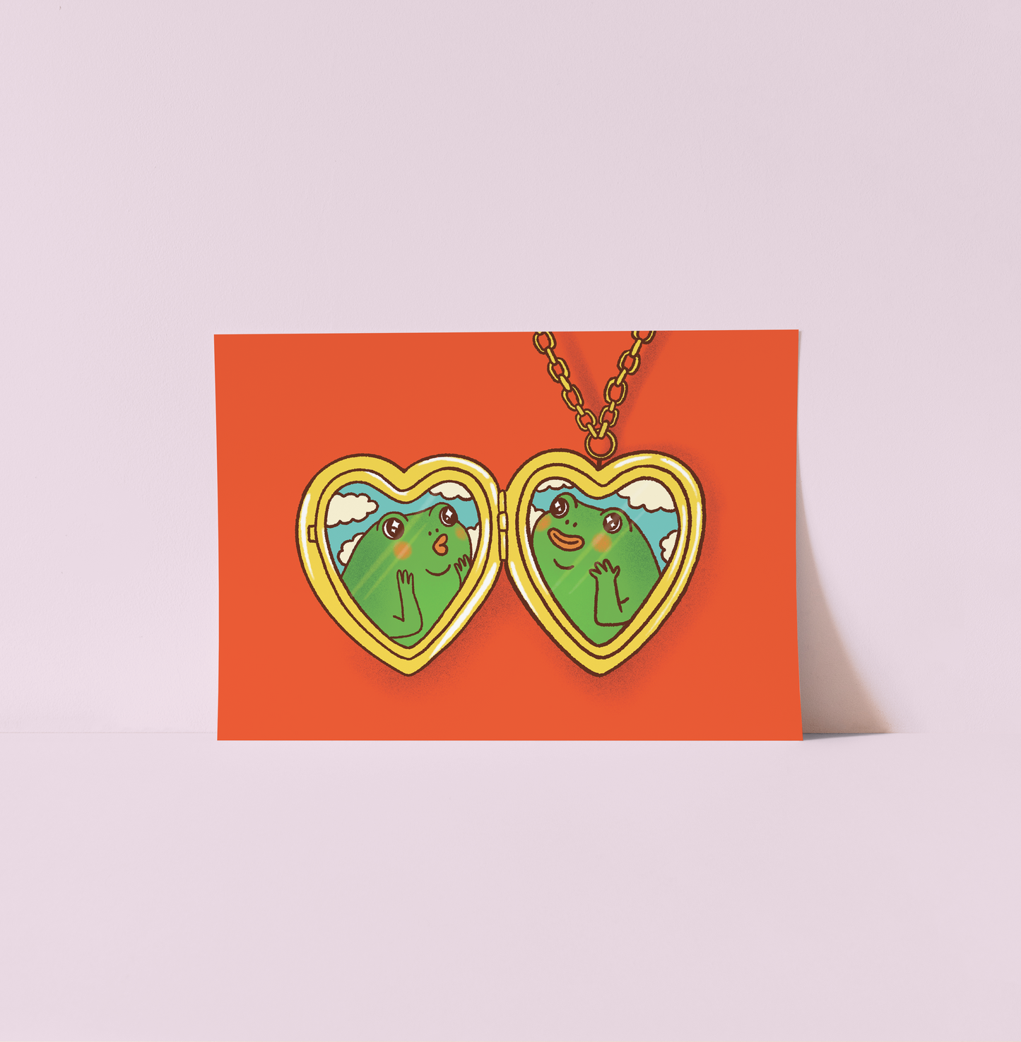 Frog Locket Print