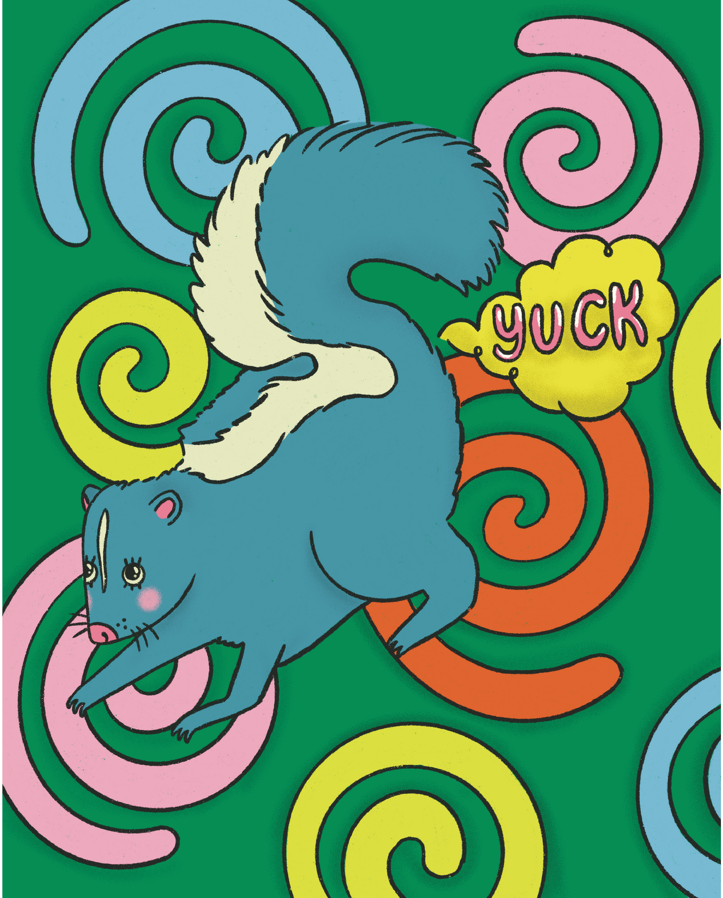 Yuck Skunk Print