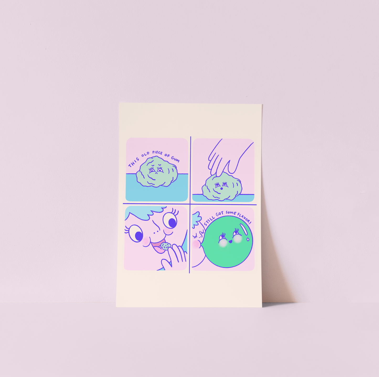 Old Gum Print
