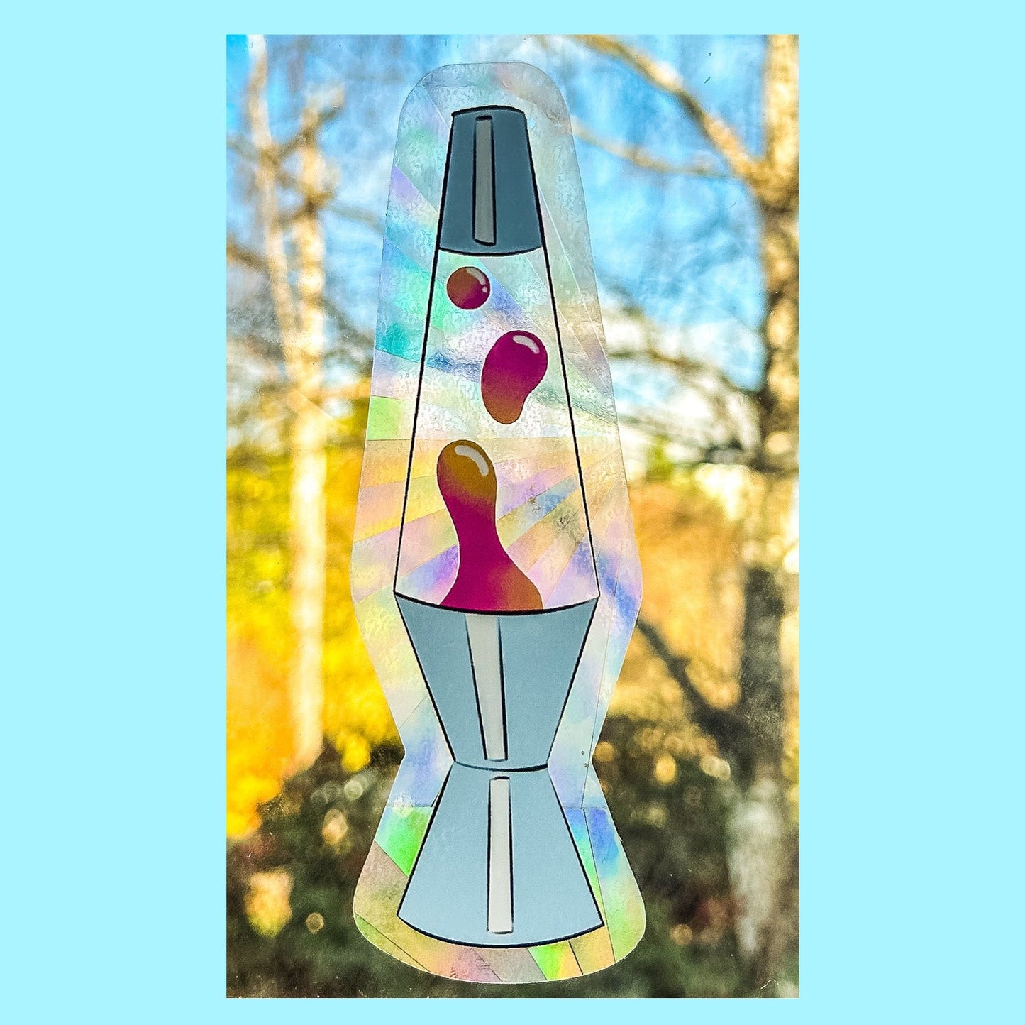 Lava Lamp Suncatcher