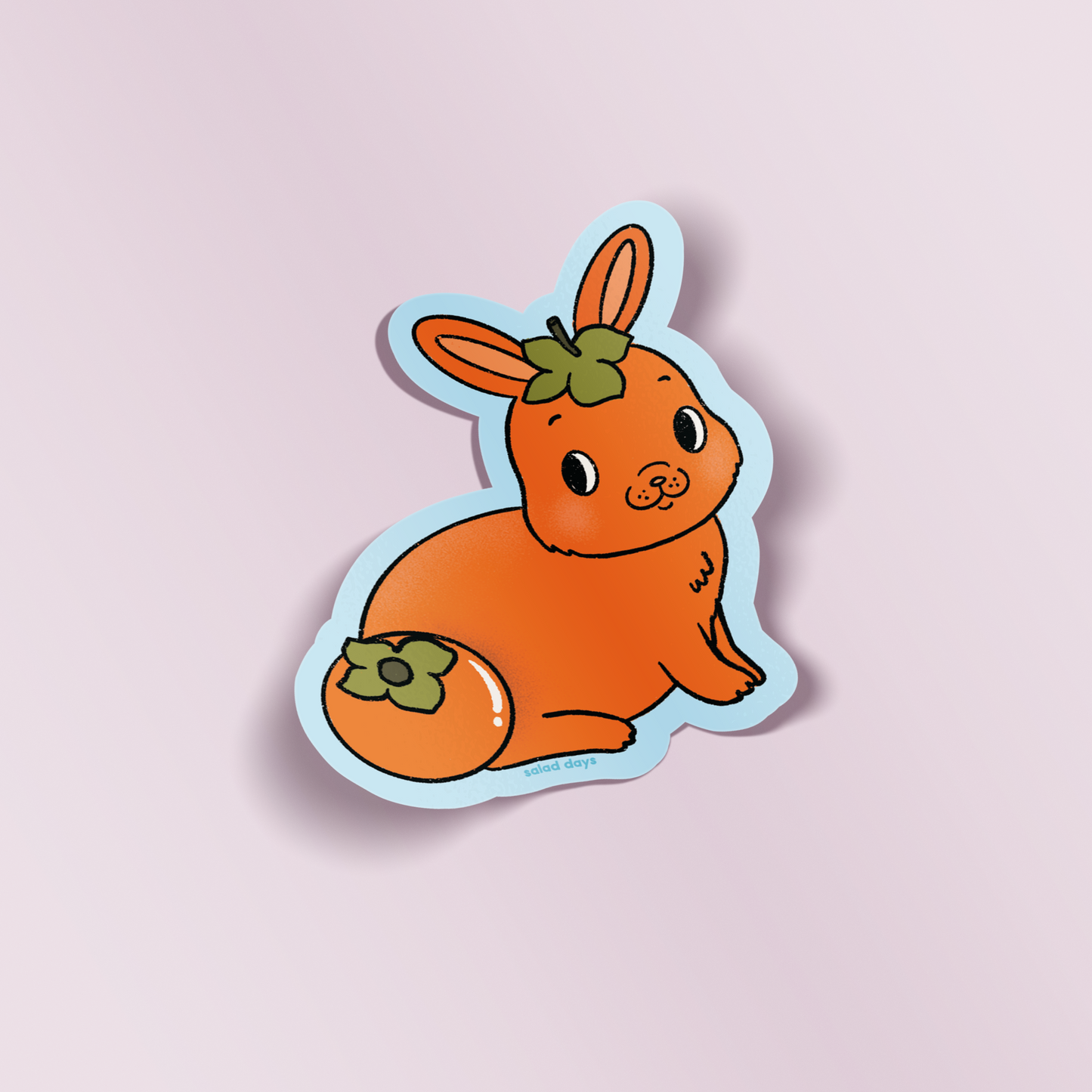 Persimmon Bunny Sticker