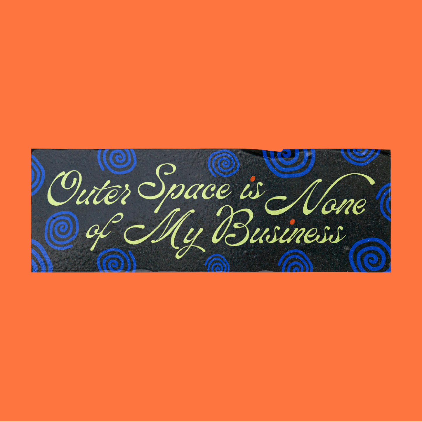 Outer Space Bumper Sticker