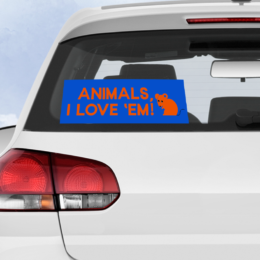 Animals Bumper Sticker