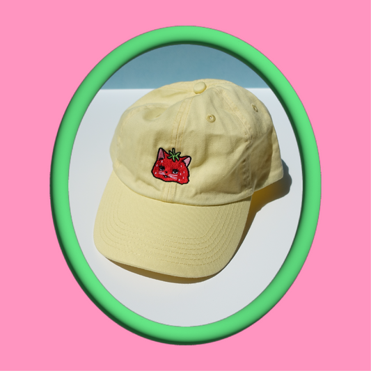 Strawberry Cat Dad Hat